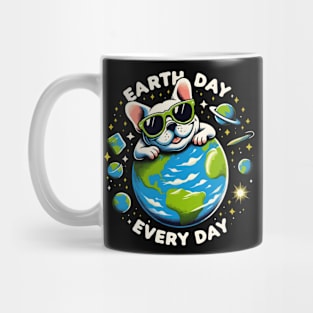 Funny Earth Day French Bulldog Lover Mug